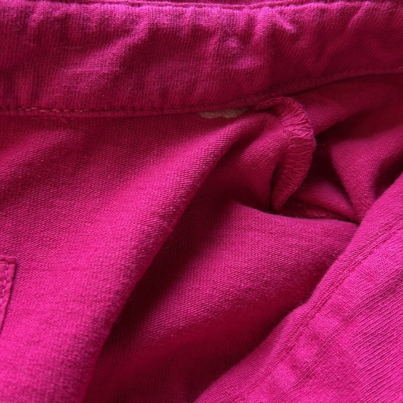 Frank and Eileen LAUREN Polo Dress HERITAGE JERSEY Peony Pink Coastal Sz M NEW - Picture 10 of 14